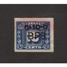 FX98 - #BFB, May 1935 (Tobacco Overprint) - Canada Excise Tax Revenue Stamp