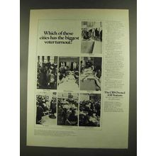 1972 The CBS Owned AM Stations Ad - Voter Turnout