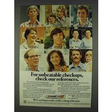 1978 Crest Toothpaste Ad - Unbeatable Checkups