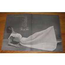 1949 Vanity Fair Gown Advertisement - Permanently Pleated