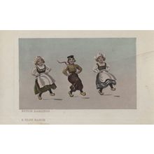 Dutch Darlings Clog Dance Real Photo Postcard