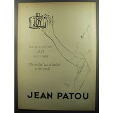 1953 Jean Patou Joy Eau de Toilette Ad - The costliest eau de toilette