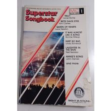 Superstar Series Songbooks for keyboards, vocal paperback 1983 good