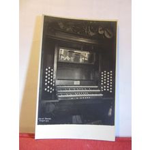 THE ORGAN, CHRIST CHURCH, GREYFRIARS, LONDON unused antique postcard RP =