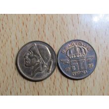 Belgium 1996 50 Centime Belgique (French Text) Coin