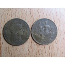 France Republic 1899 5 Centimes Coin