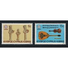 Cyprus Europa European Music Year 2v 1985 MNH SG#663-664