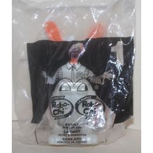 2002 McDonalds Robo Chi #1 White & Orange Bunny Mint in Package