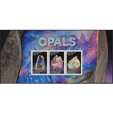 AUSTRALIA: 2025, OPALS DOMESTIC POST, MINT NEVER HINGED MINIATURE SHEET +