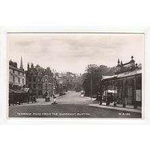 Terrace Road from the Quadrant Buxton Postcard RP Derbyshire
