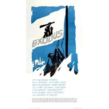 Exodus (1960)_3 Movie Film Poster Canvas iconic design