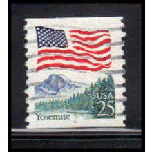 Used 2280a 25c U.S. Flag Fine CNS 9 PA6235