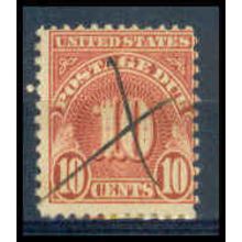 Used J84 10c Postage Due Average WA1416