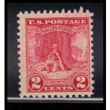 645 2c Valley Forge Just Clears MNH O1086
