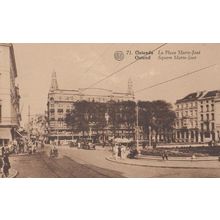Ostend Ostende Marie Jose Square Antique Belgium Postcard