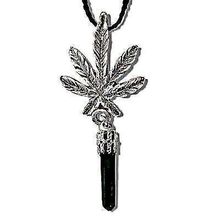 Bud Leaf with Fantasy Point Drop Necklace
