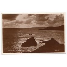 Moonlight on Sark Coast Channel Islands RP Postcard 32216