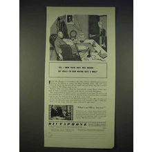 1940 Dictaphone Machine Ad - I Know You're Busy
