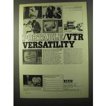 1971 Akai VTS-110 DX Video Tape Recorder System Ad