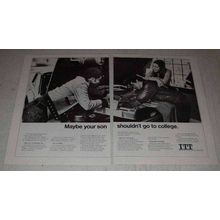 1972 ITT Ad - Maybe Your Son Shouldn't Go to College