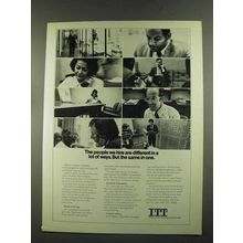1972 ITT Ad - People We Hire Are Different