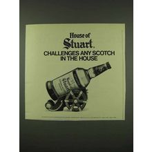1973 House of Stuart Scotch Ad - Challenges Any
