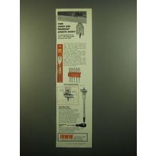 1980 Irwin Ad - Workshop Special Bits, Micro-Dial and Screw Starter