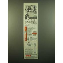 1980 Irwin Ad - Workshop Special Bits, Strait-Line Chalk Line, Micro-Dial