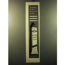 1949 Squibb Dental Cream Ad - 3 reasons for the extra clean feeling