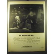 1949 E.R. Squibb & Sons Ad - From experience comes faith