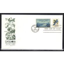 FDC Artmater 1757d 13c Blue Jay 961 3c U.S-Canada (No Cachet-U/A) Box0687