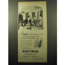 1950 Hoffman Club Soda and Ginger Ale Ad - At Armando's