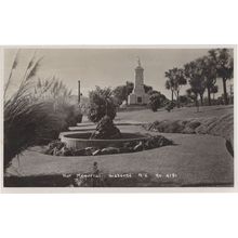Gisborne Military War Memorial New Zealand Real Photo Postcard