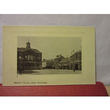 MARKET PLACE, HIGH WYCOMBE BUCKINGHAMSHIRE unused antique postcard Calvert /