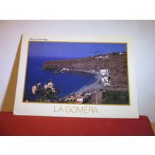 LA GOMERA, PLAYA DE SANTIAGO, ISLAS CANARIAS used postcard 1991 pm =