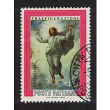 Vatican Raphael 'Christ Transfigured' Painting 1976 Canc SG#660