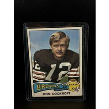 Don Cockroft #244 | 1975 Topps Football Trading Card
