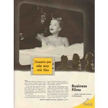 eastman kodak company 1947 dramatize sales story with films vintage ad