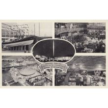 Festival Of Britain South Bank Exhibition Boat Industry 4x Views RPC Postcard