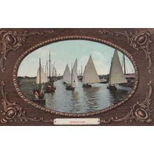 Wroxham Norfolk Pre WW1 Ship Boat Shipping Antique Postcard