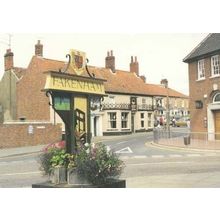 Fakenham Norfolk Pub Inn Village 1980s Photo Postcard