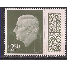 GB 2024 KC 3rd £2.50 Gooseberry Green Machin Used SG V5026 ( L635 )