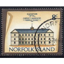 Norfolk Island 1975 Historic Buildings - Convict Barracks 8c Used