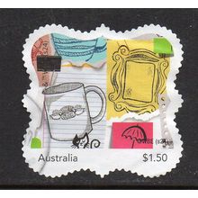 2024: FRIENDS, 30 YEARS ANNIVERSARY, USED SELF-ADHESVE MY STAMPS. 03/04