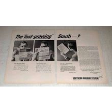 1964 Southern Railway Ad - The Fast-Growing South