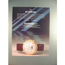 1988 Eterna The 1946 Classic Watch Ad - It is Time!