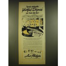 1945 Louis Philippe Angelus Make-up Ad - Spreads unbelievale youthful disquise