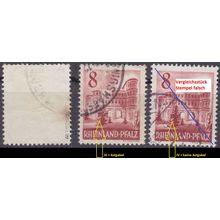 GERMANY Alliiert Franz. Zone [RheinlPfalz] MiNr 0036 y III ( O/used ) [01] geprü