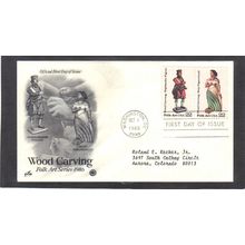 FDC Art Craft 2240-2241 22c Figurines (Cachet-Typed/A) CV41918