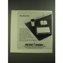 1974 Georg Jensen Smith Metal Arts Desk Set Advertisement